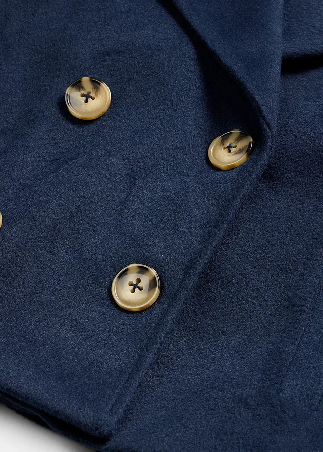 Veste style trench, courte et oversize • bleu foncé • product-page.page-title-suffix