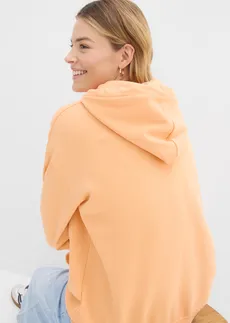 Mikina s kapucňou, oversize • papájová • obchod bonprix