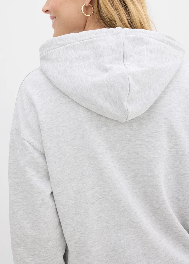 Oversized hoodie • lichtgrijs gemêleerd • product-page.page-title-suffix