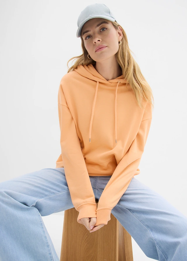 Sweat à capuche oversize • papaye • product-page.page-title-suffix