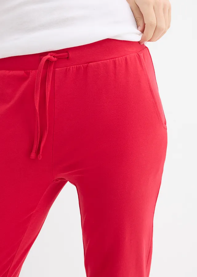 Pantalon en coton extensible • rouge • product-page.page-title-suffix