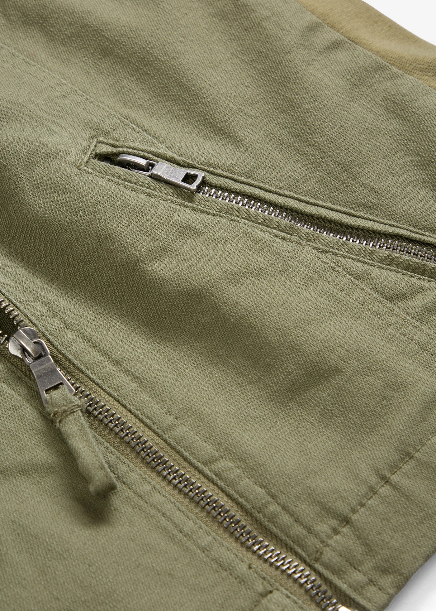 Bikerjack met stretch inzetten opzij • olijfgroen • bonprix online shop