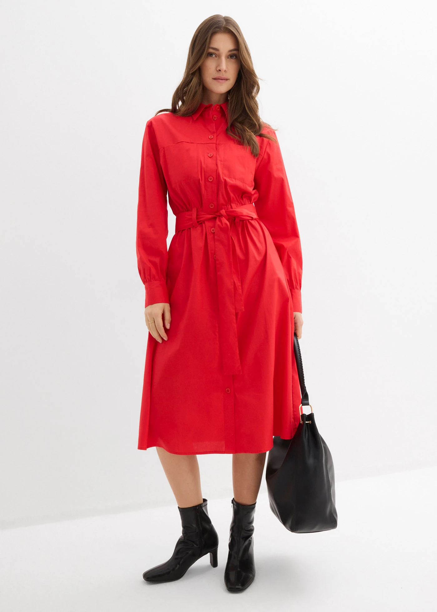 Robe-chemise • fraise • Boutique bonprix