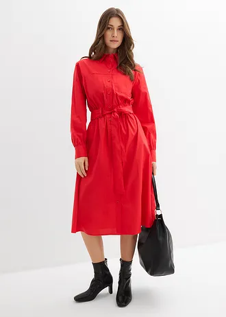 Robe-chemise, Couleur: fraise