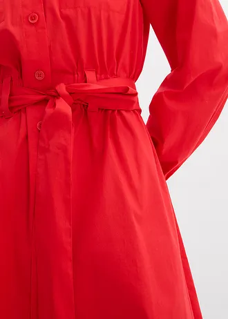 Rochie-cămașă • roșu-căpșună • magazin bonprix