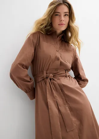 Robe-chemise • marron • Boutique bonprix
