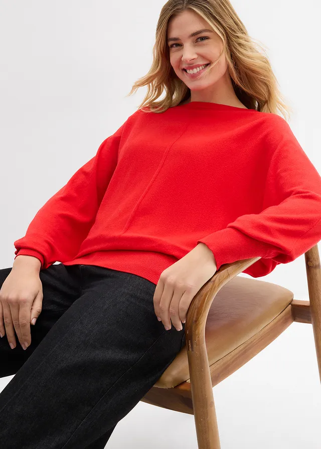 Pull à manches chauve-souris • fraise • product-page.page-title-suffix