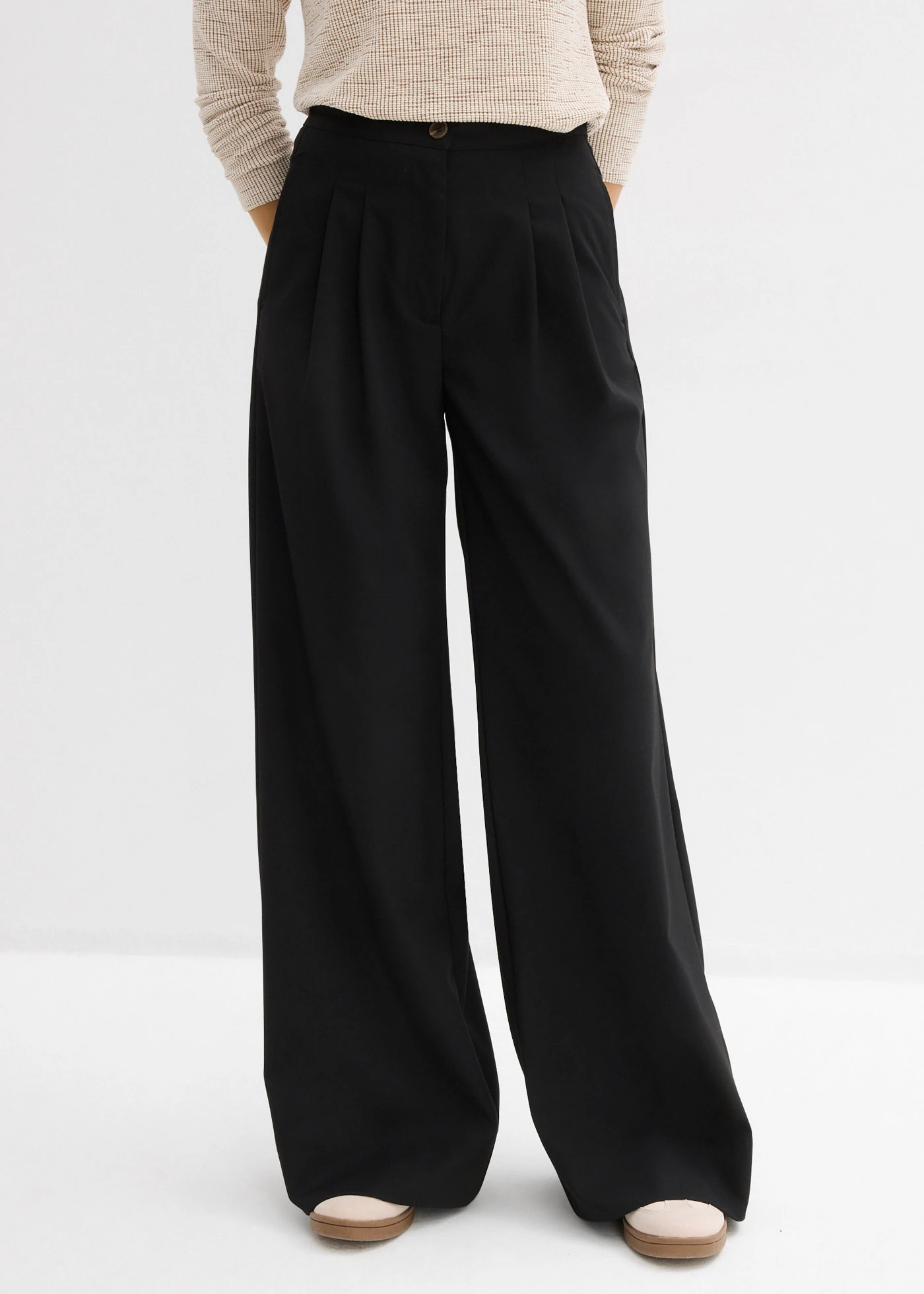 Pantalon à pinces • noir • Boutique bonprix