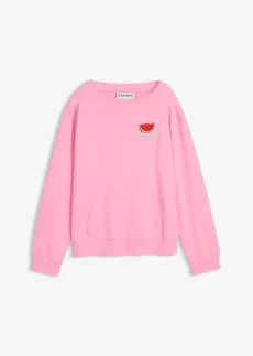 Bluza z czystej bawełny • jasnoróżowy • sklep bonprix