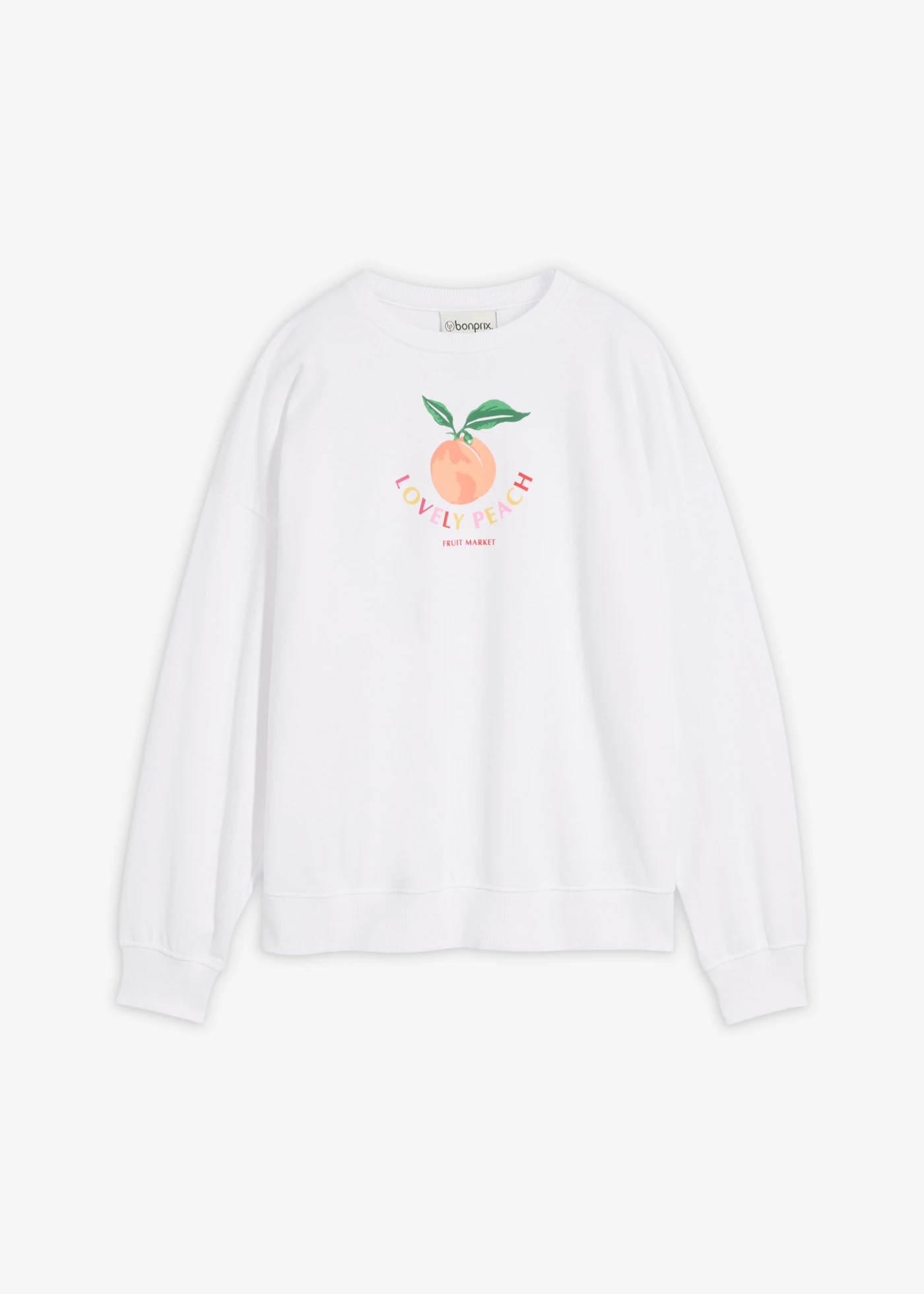 Bluza oversize • biały • sklep bonprix