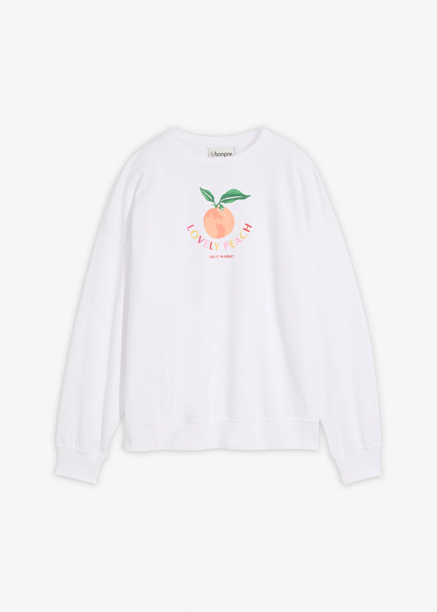 Oversize mikina • bílá • bonprix obchod