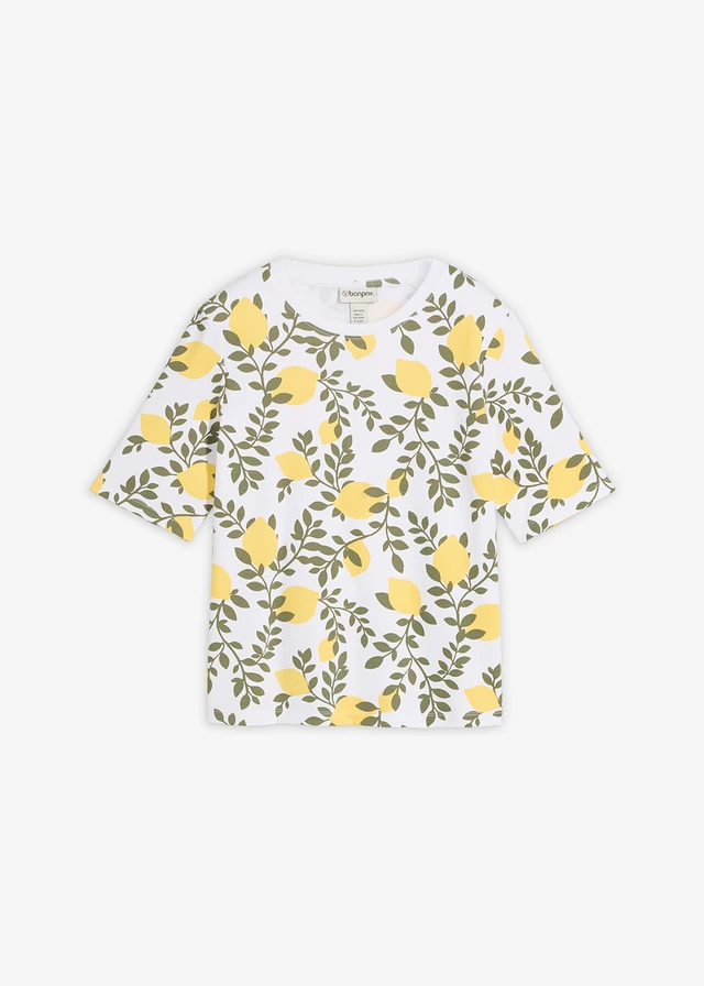 Tricou din bumbac organic 100% • alb • magazin bonprix