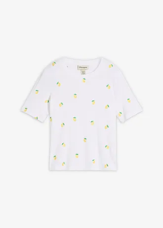 T-shirt van puur biologisch katoen, Kleur: wit