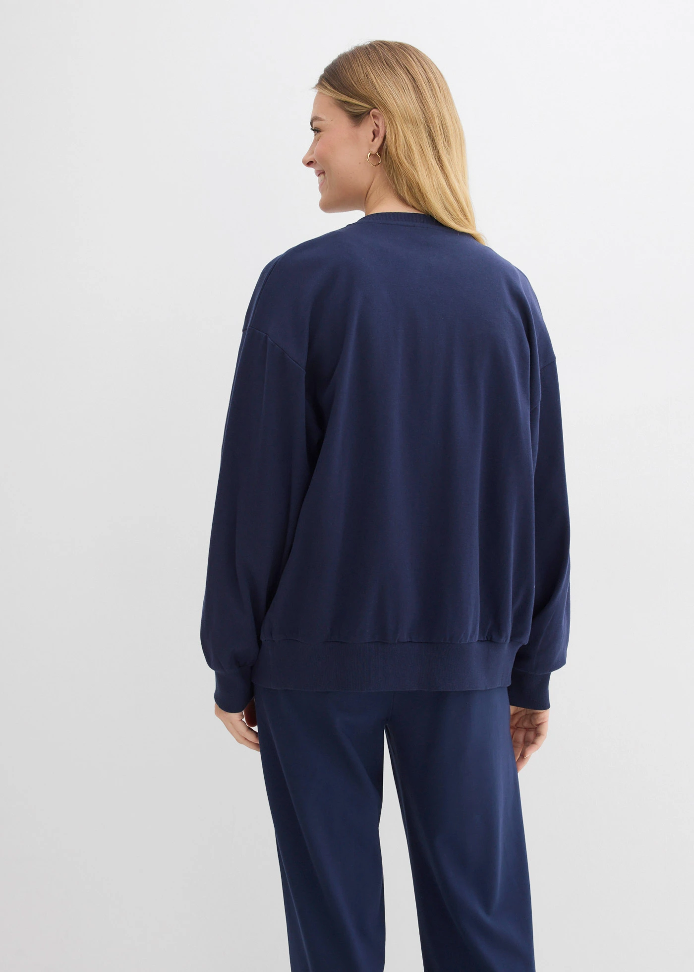 Gilet sweat 100% coton • bleu foncé • Boutique bonprix