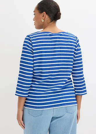 Shirt, Kleur: arctisch blauw-wit gestreept