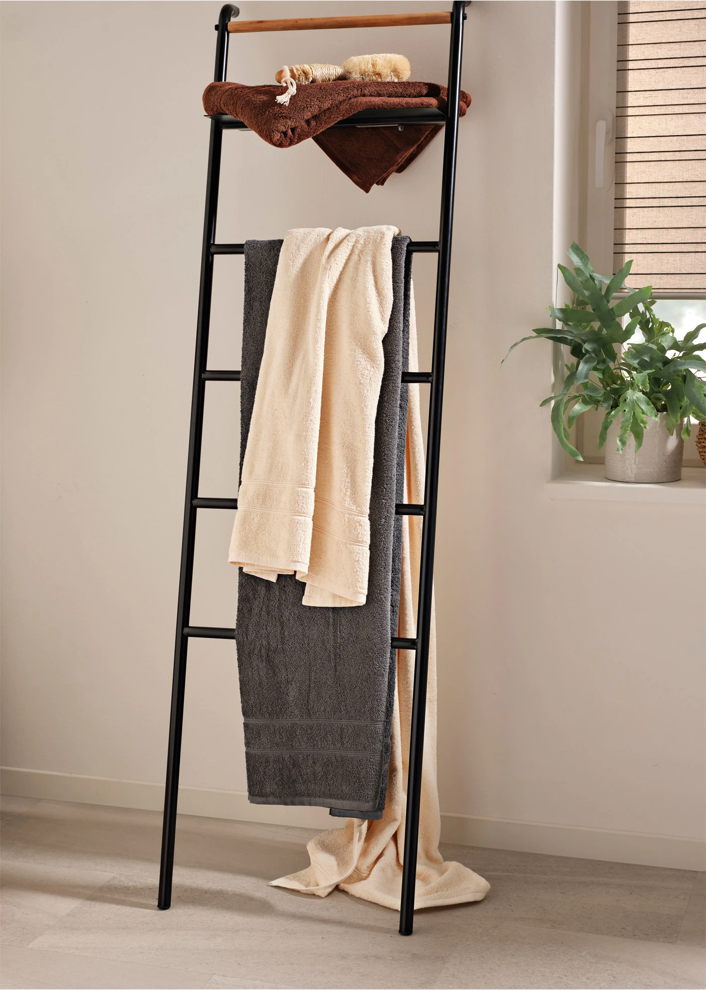 Prosop din bumbac pentru saună • maro • magazin bonprix