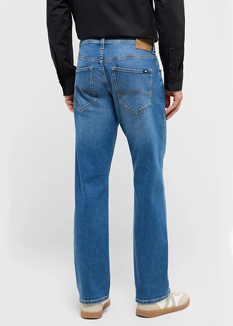 Blugi bootcut stretch Mustang Oregon • albastru denim • magazin bonprix