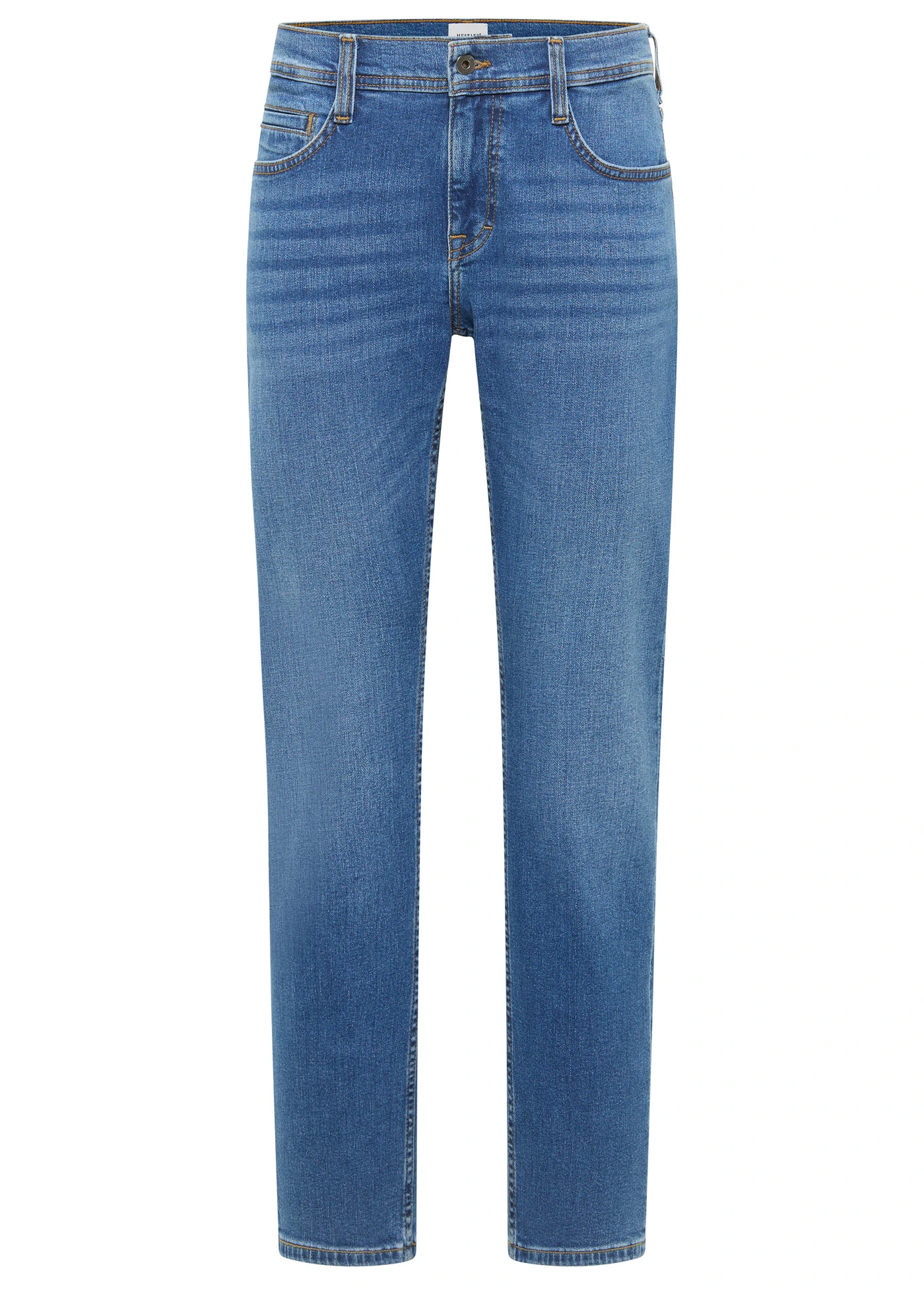 Blugi bootcut stretch Mustang Oregon • albastru denim • magazin bonprix
