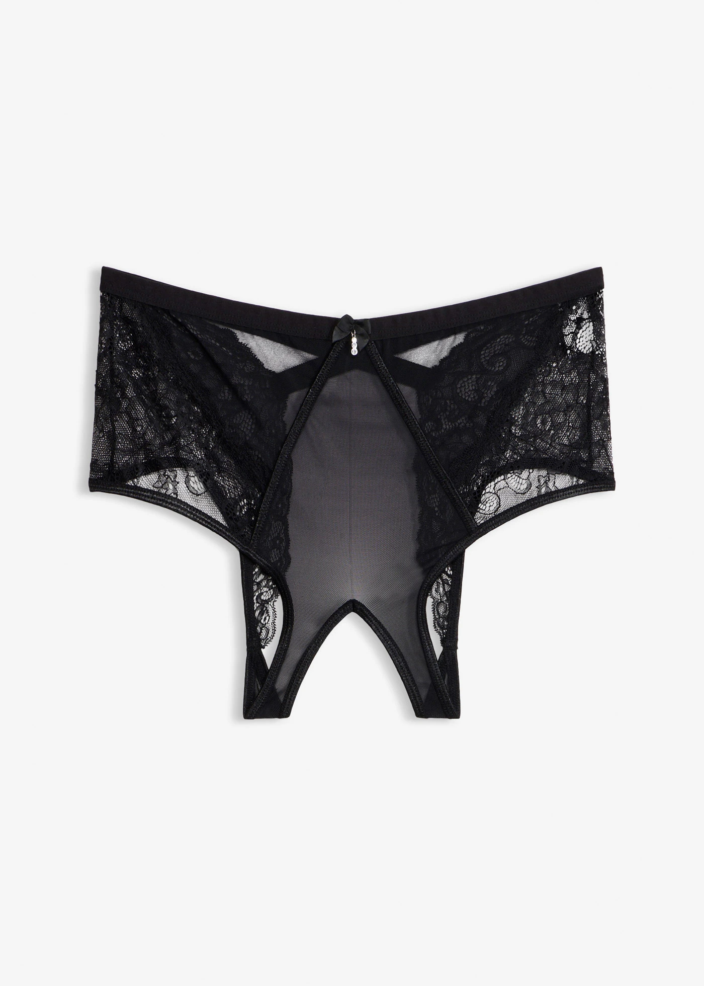 Chilot ouvert înalt • negru • magazin bonprix