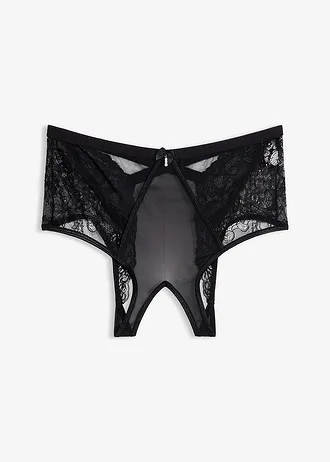 High waist slip ouvert • zwart • bonprix online shop