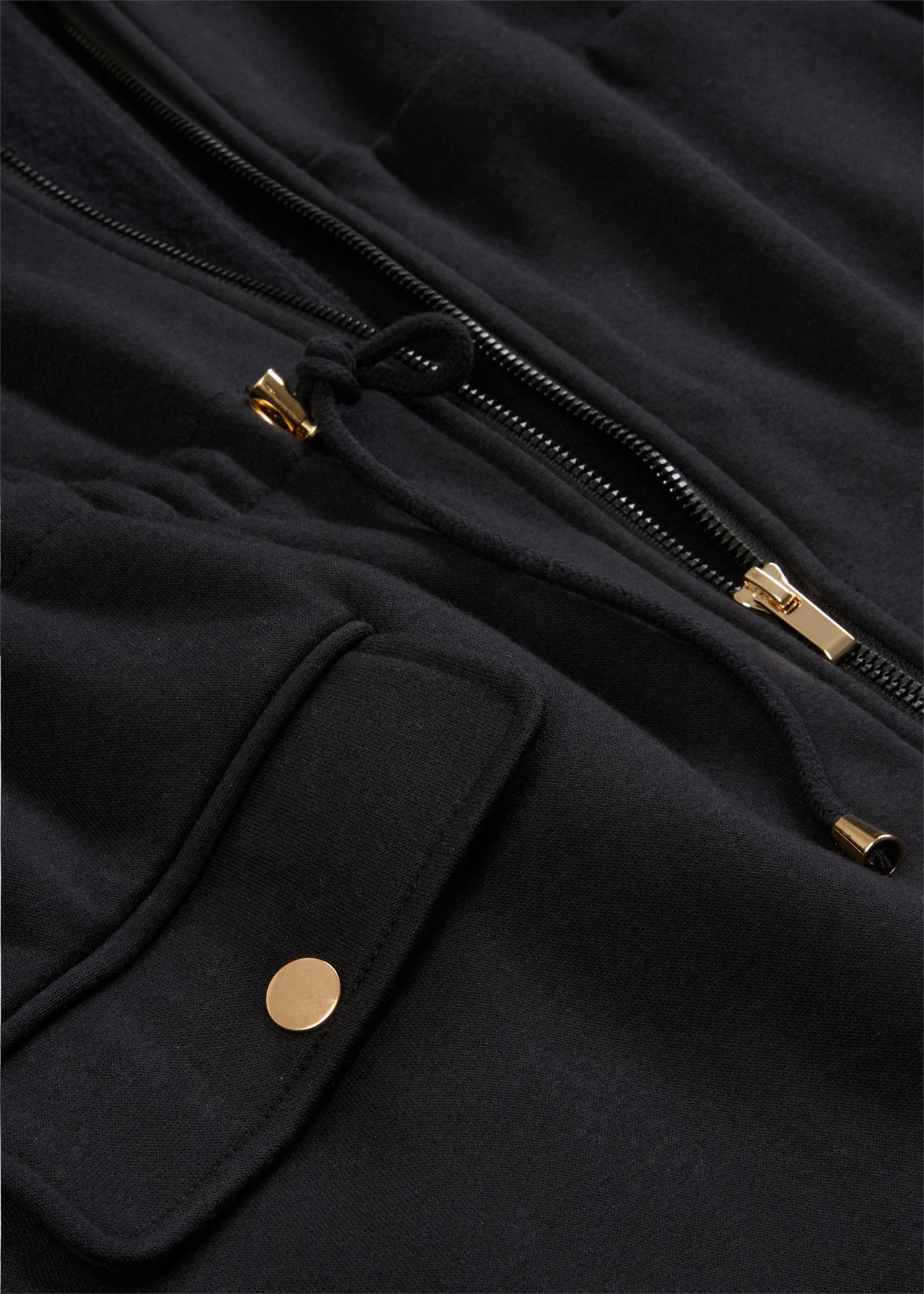 Veste zippée 2en1 pour la grossesse avec empiècement de portage • noir • Boutique bonprix