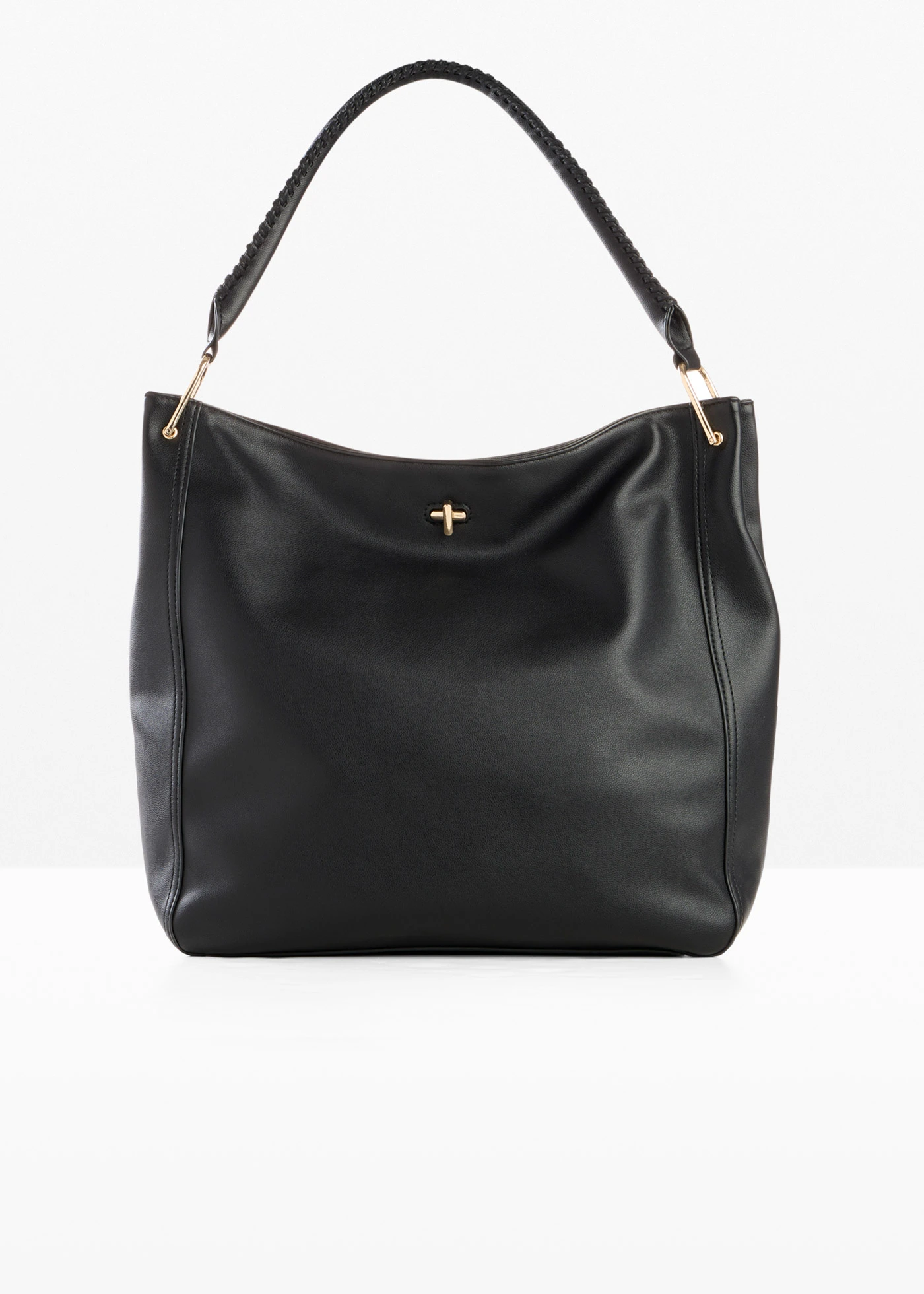 Kabelka Shopper s remienkovým detailom • čierna • obchod bonprix