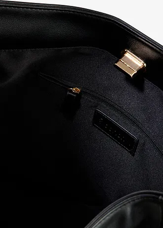 Cabas avec bandoulière • noir • Boutique bonprix