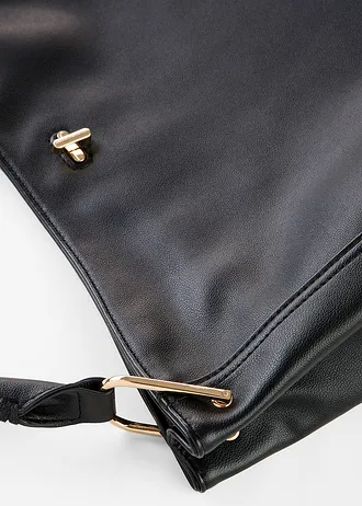 Sac à bandoulière avec détail anse • noir • Boutique bonprix