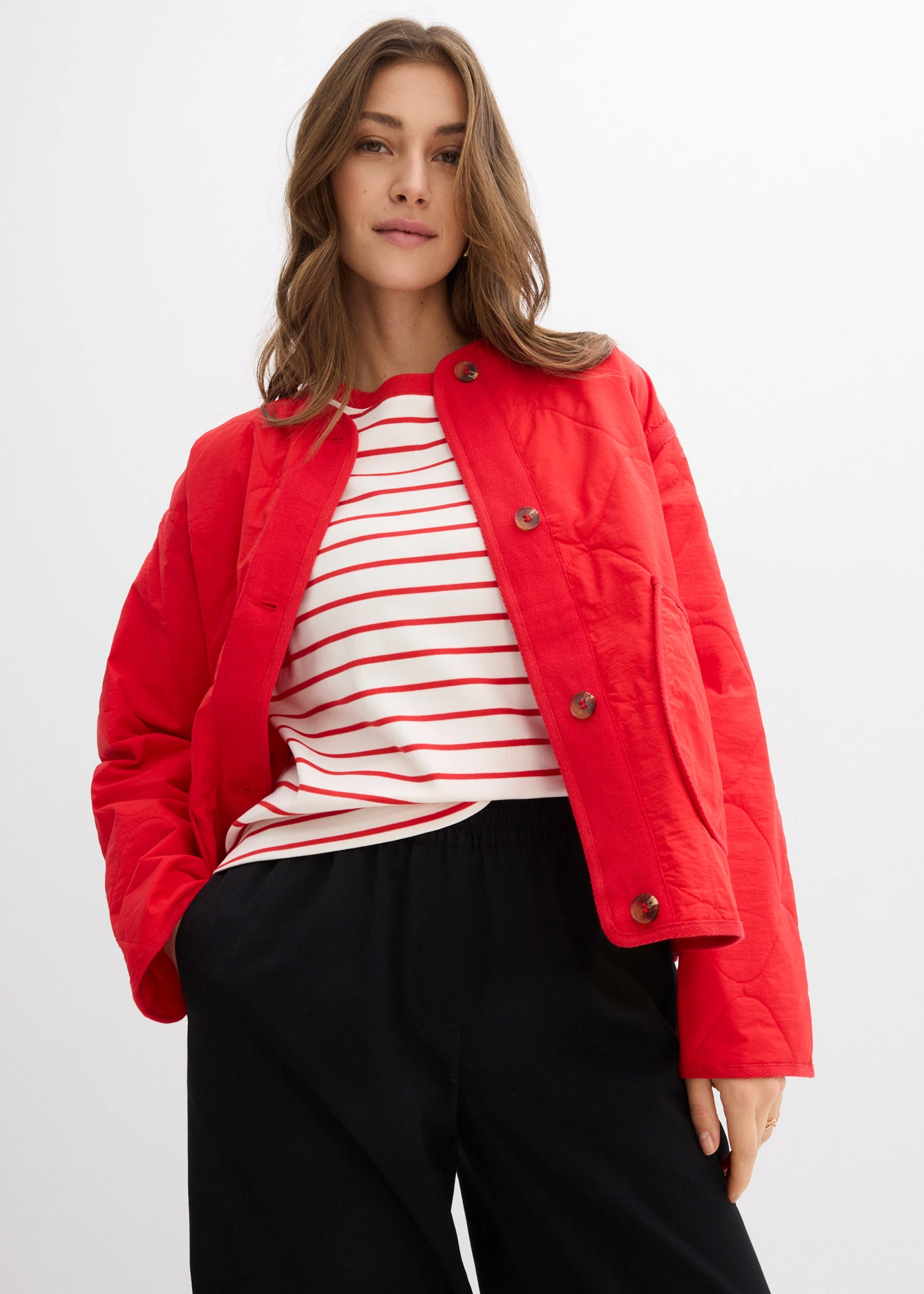 Palazzo-broek met comfortabele tailleband • zwart • bonprix online shop