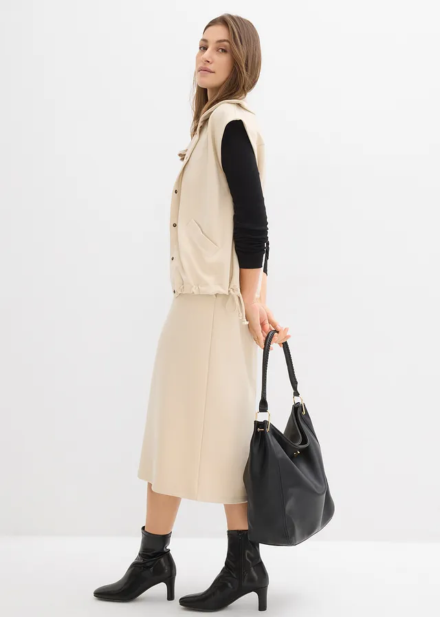 Midirok van zacht scuba, Kleur: lichtsand