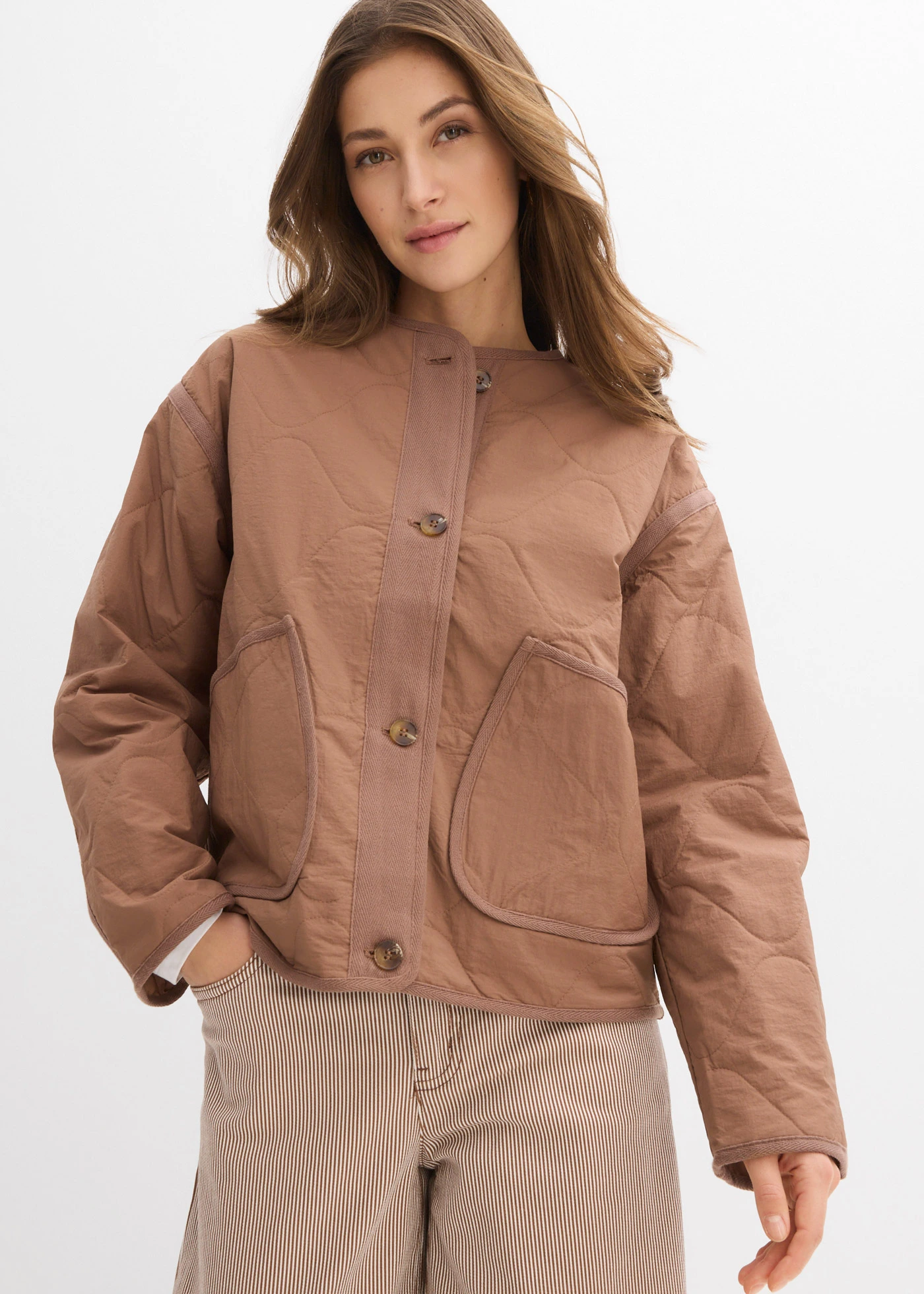 Veste matelassée • marron • Boutique bonprix