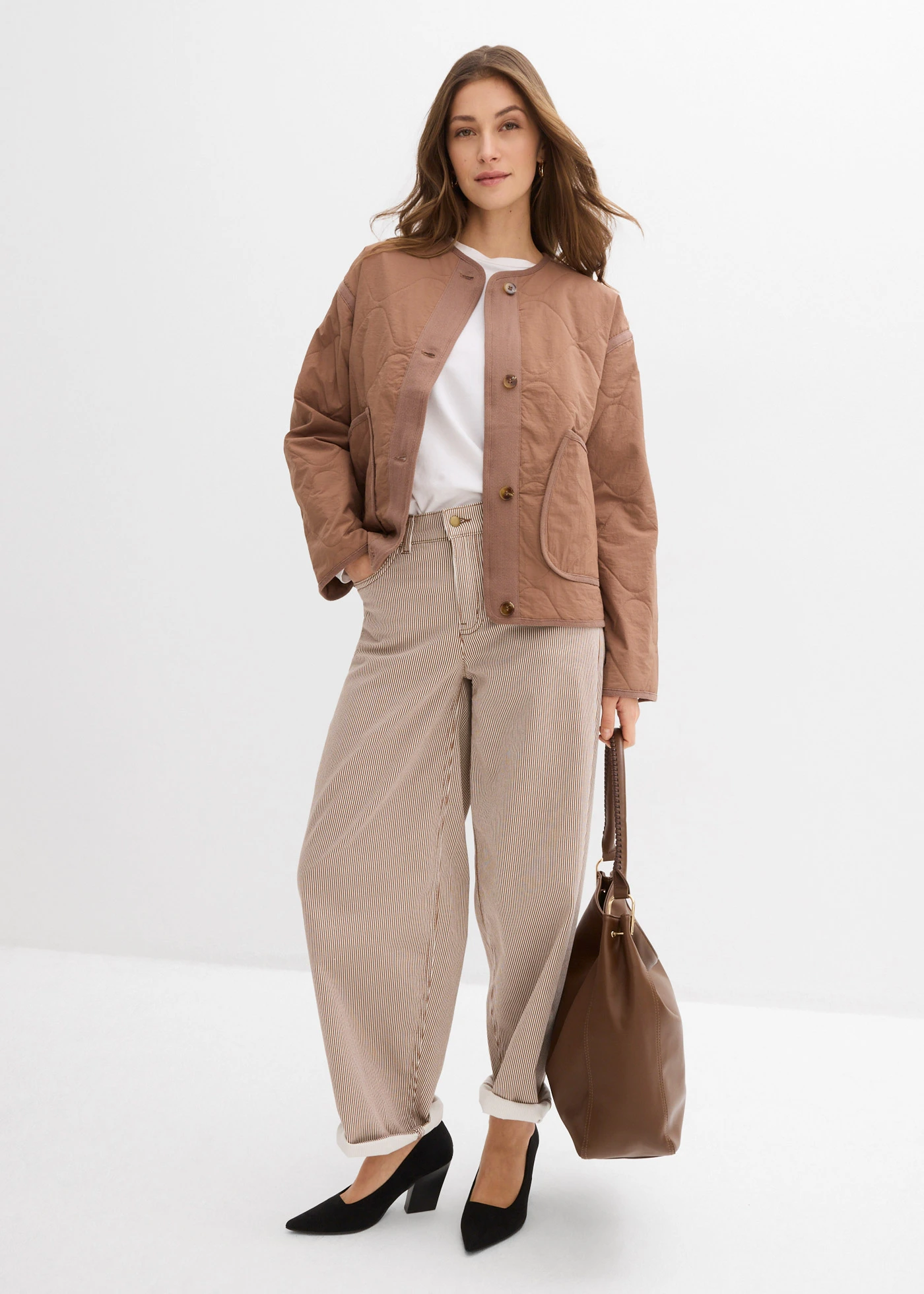 Veste matelassée • marron • Boutique bonprix