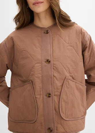 Gewatteerde jas • kastanjebruin • bonprix online shop