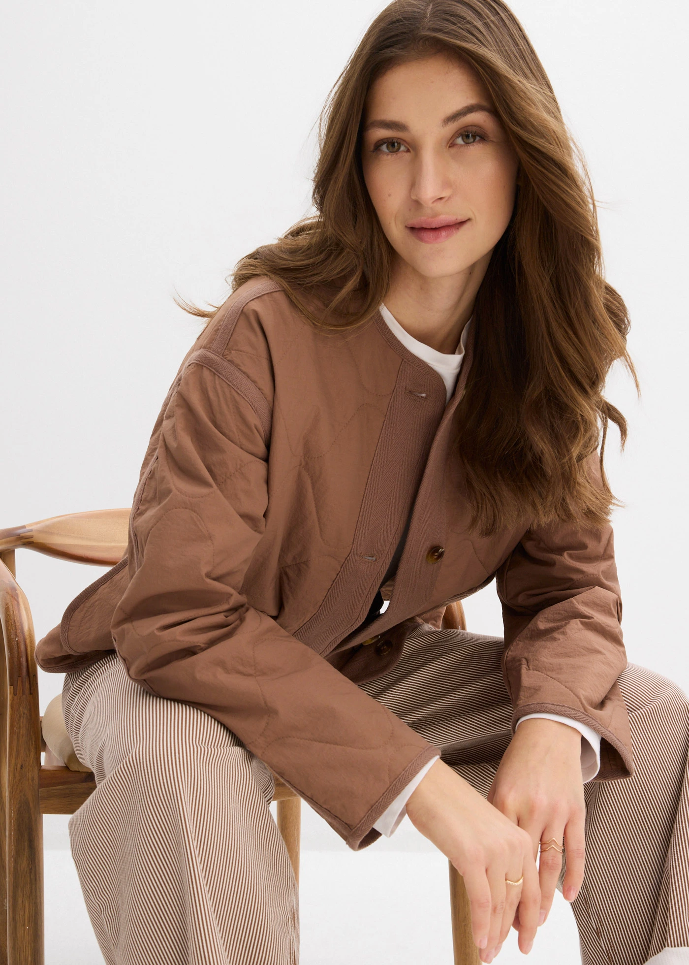 Veste matelassée • marron • Boutique bonprix