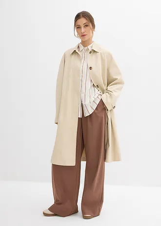 Chemisier 100% coton • jaune clair rayé • Boutique bonprix