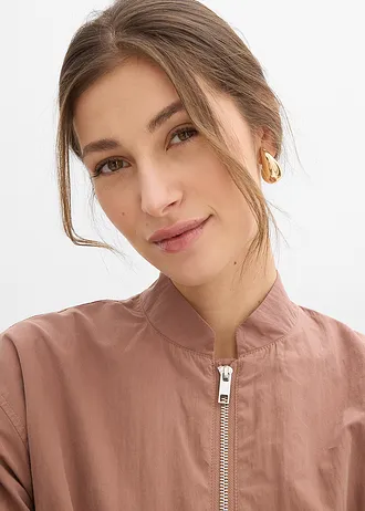 Sacou din material moale • maro castaniu • magazin bonprix