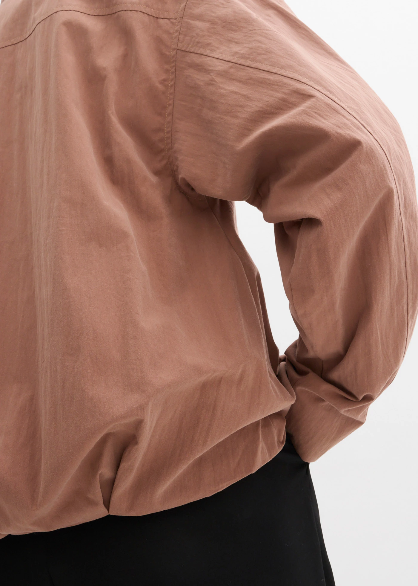 Sacou din material moale • maro castaniu • magazin bonprix