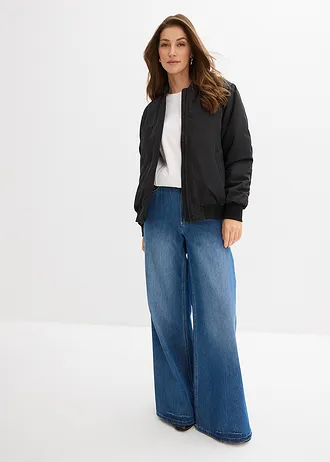 Licht gewatteerde bomber • zwart • bonprix online shop