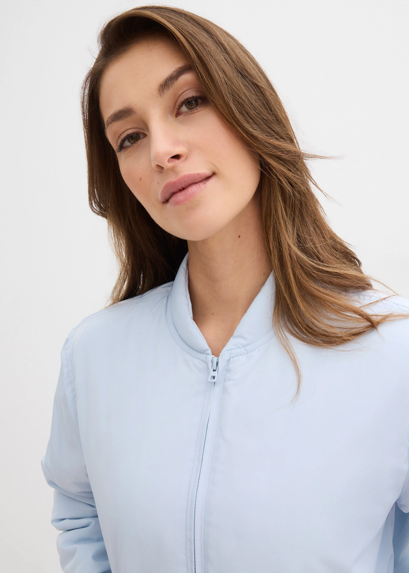 Licht gewatteerde bomber • poederblauw • bonprix online shop