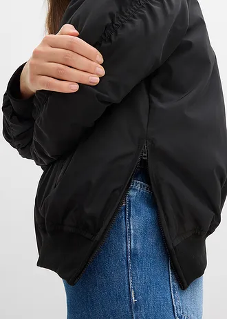 Licht gewatteerde bomber • zwart • bonprix online shop