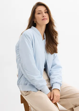Licht gewatteerde bomber • poederblauw • bonprix online shop