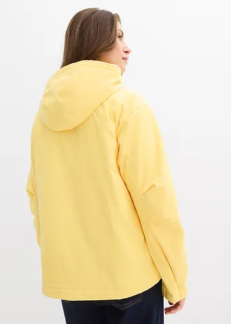 Veste déperlante, légèrement rembourrée, Couleur: jaune moyen