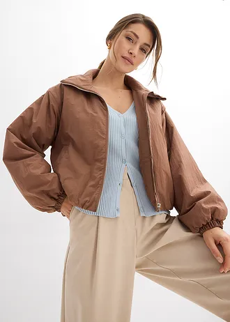 Blouson déperlant, base bubble • marron • Boutique bonprix