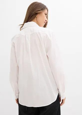 Lange blouse, Kleur: wit