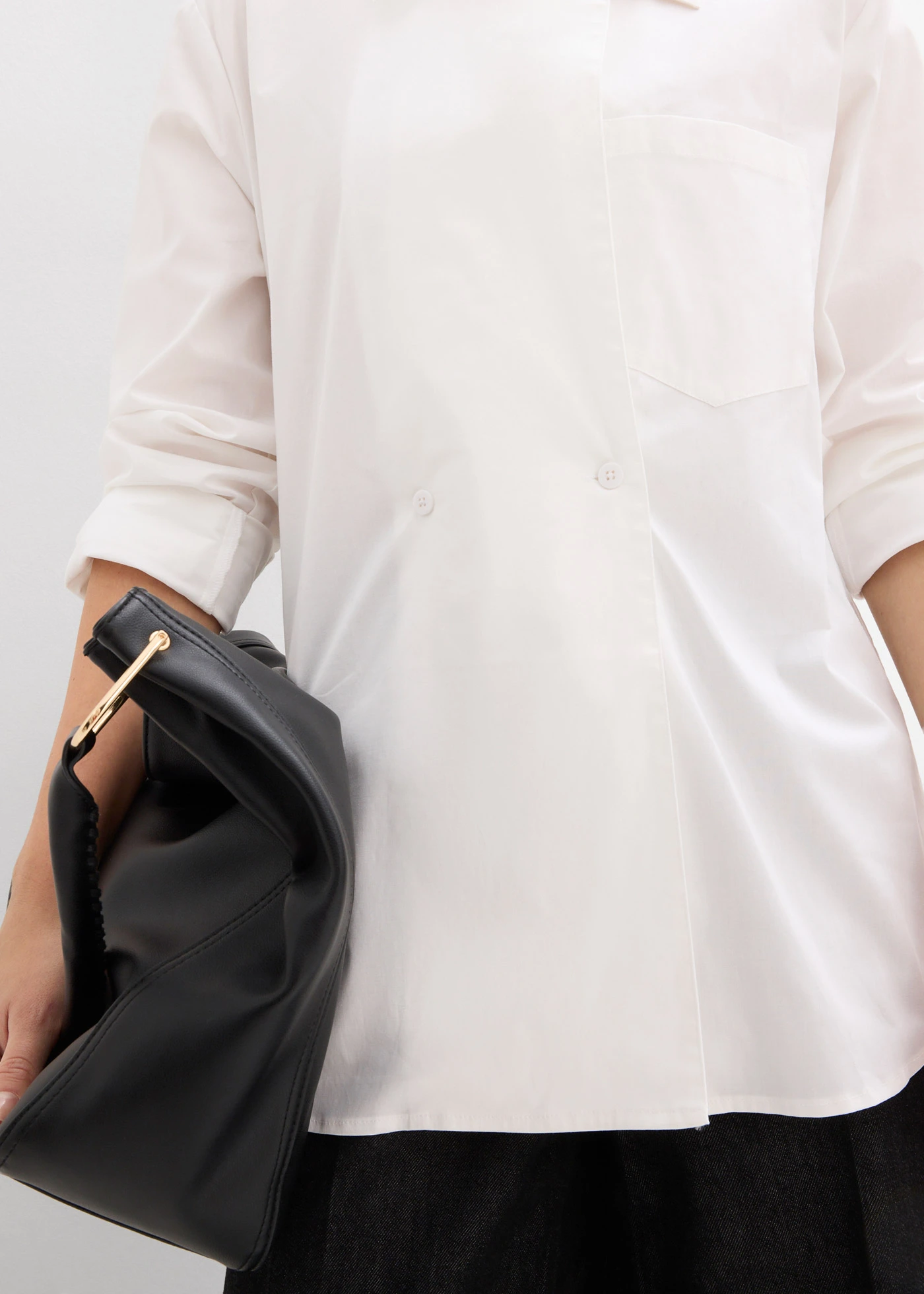 Lange blouse • wit • bonprix online shop