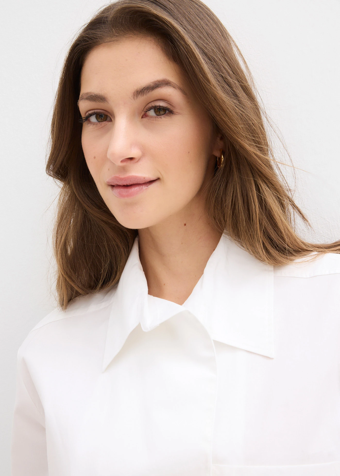 Lange blouse • wit • bonprix online shop