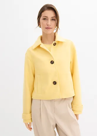 Manteau court • jaune clair • Boutique bonprix