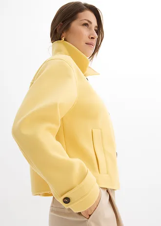 Manteau court • jaune clair • Boutique bonprix