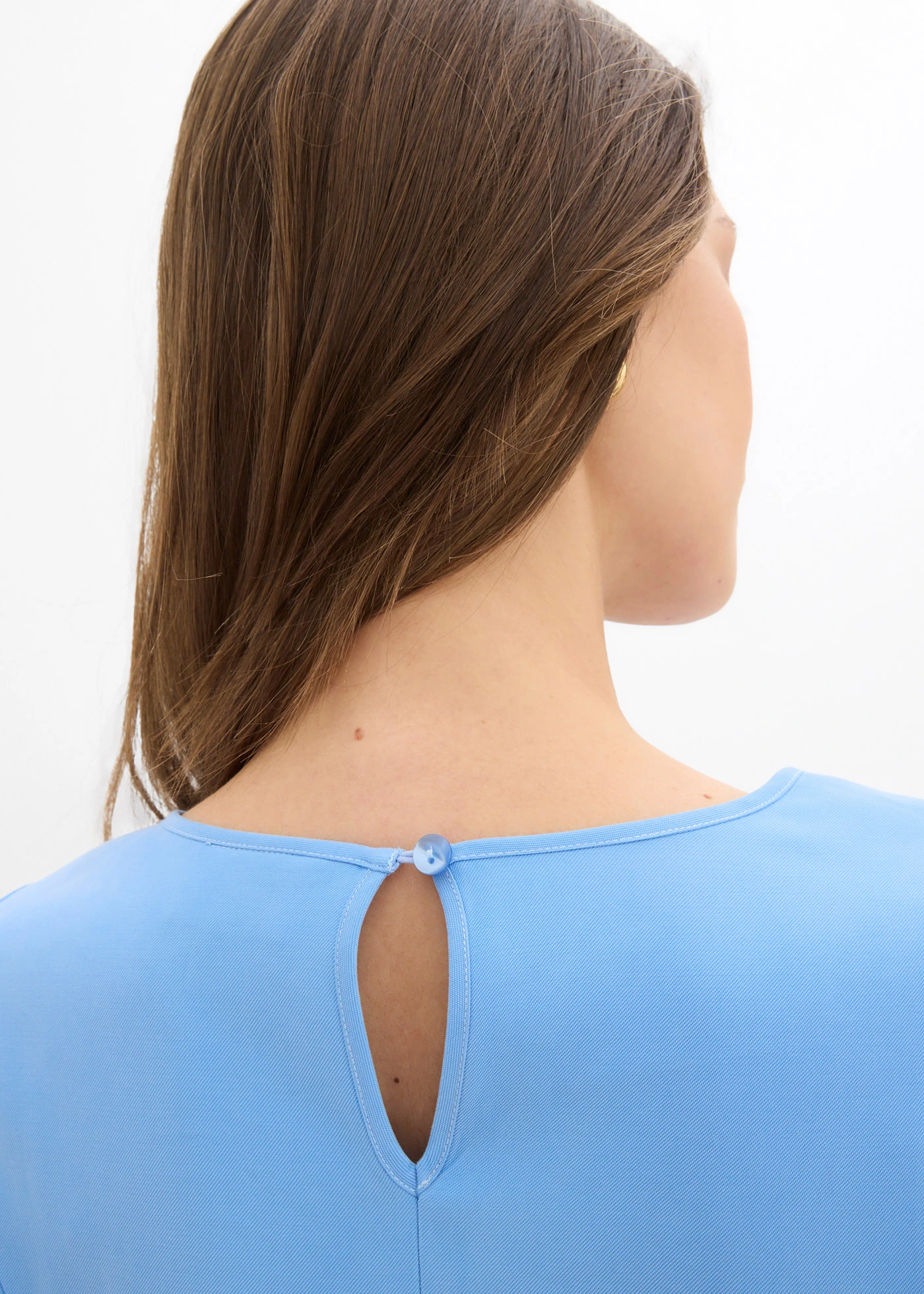 Blouse van een soepele viscosemix • middenblauw • bonprix online shop