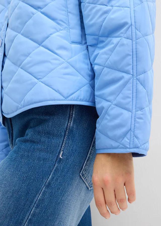 Oversized gewatteerde jas • middenblauw • product-page.page-title-suffix